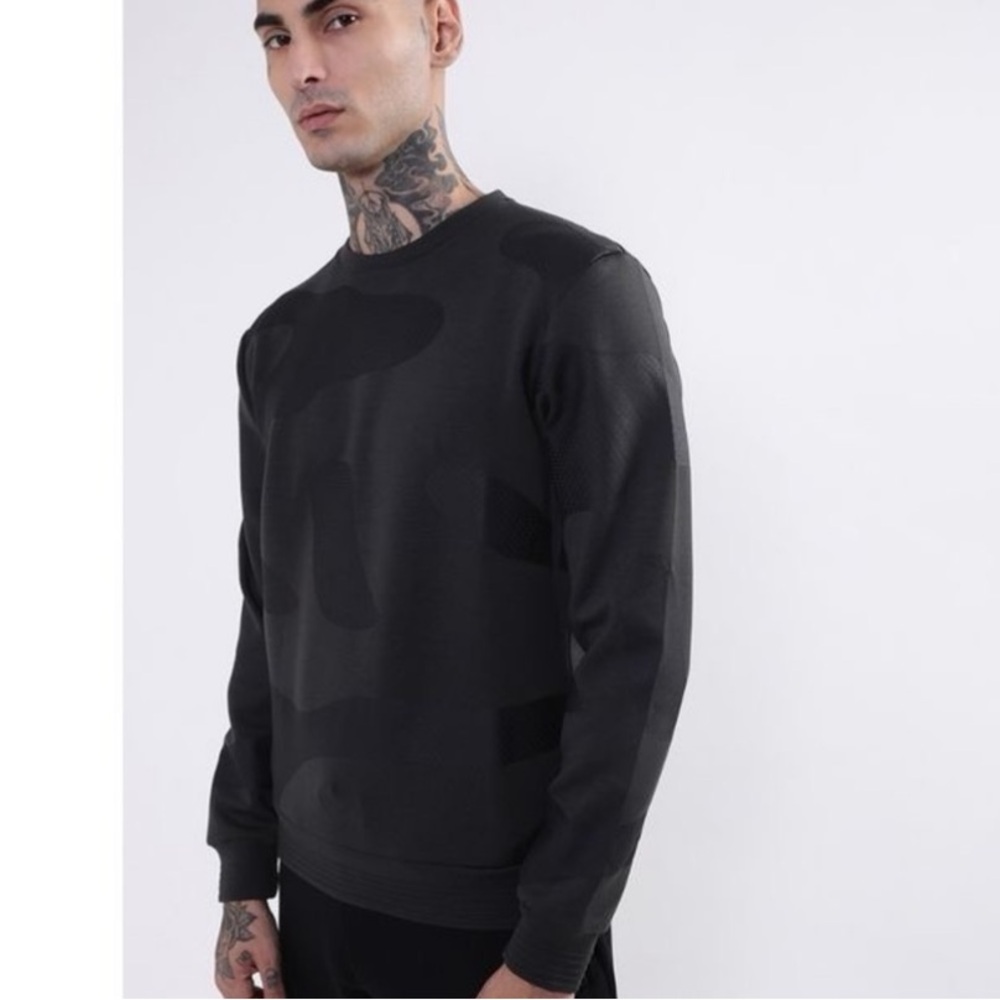 Antony Morato Black Camo Sweatshirt